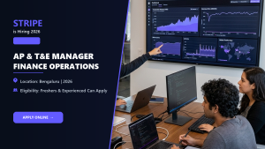 Stripe AP & T&E Manager — Bangalore Finance Operations official job information banner