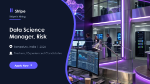 Stripe Data Science Manager, Risk official job information banner