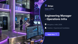 Stripe Engineering Manager - Operations Infrastructure official job information banner