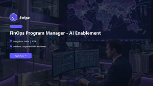 Stripe FinOps Program Manager, AI Enablement official job information banner