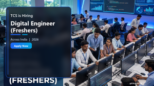 TCS is Hiring Digital Engineers for Freshers | Across India 2026 banner