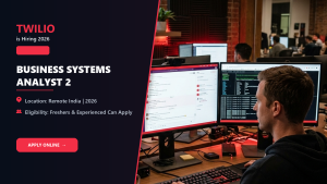 Twilio Business Systems Analyst 2 official job information banner