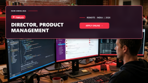 Twilio Director, Product Management official job information banner