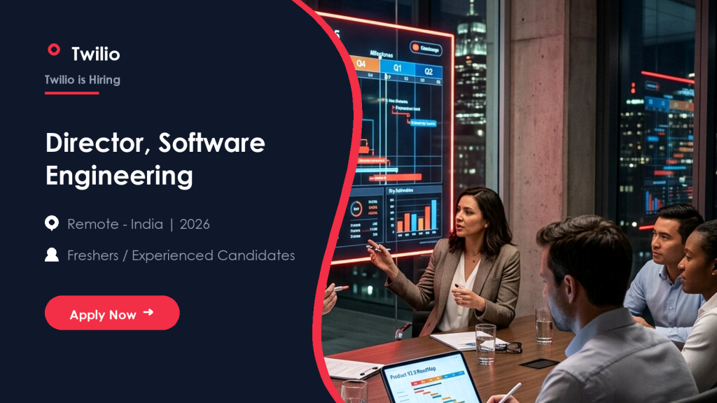 Twilio Director, Software Engineering official job information banner