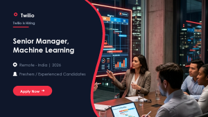 Twilio Senior Manager, Machine Learning official job information banner