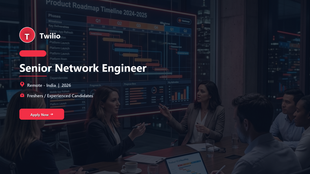 Twilio Senior Network Engineer official job information banner
