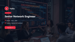 Twilio Senior Network Engineer official job information banner