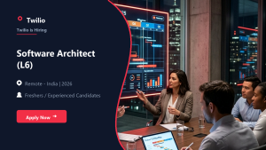 Twilio Software Architect (L6) official job information banner