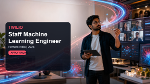 Twilio Staff Machine Learning Engineer official job information banner