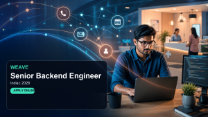 Weave Senior Backend Software Engineer official job information banner