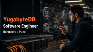 YugabyteDB Software Engineer official job information banner