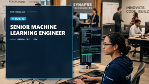 Zscaler Senior Machine Learning Engineer official job information banner
