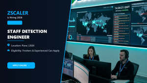 Zscaler Staff Detection Engineer official job information banner